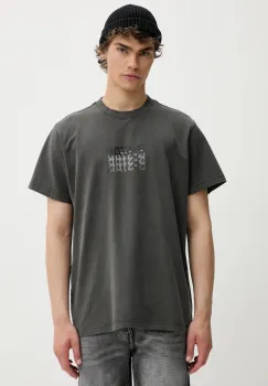 G-Star tricou din bumbac culoarea gri, cu imprimeu, D26049-C756 imagine