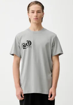 G-Star tricou din bumbac culoarea gri, cu imprimeu, D26868-C336 imagine