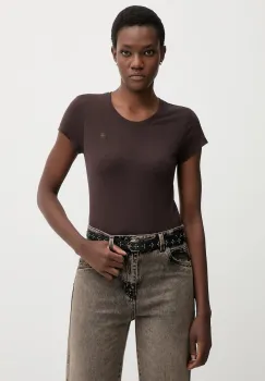 G-Star tricou din bumbac culoarea maro, D24533-4107 imagine