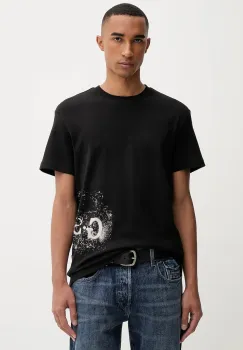 G-Star tricou din bumbac culoarea negru, cu imprimeu, D26819.D976 imagine