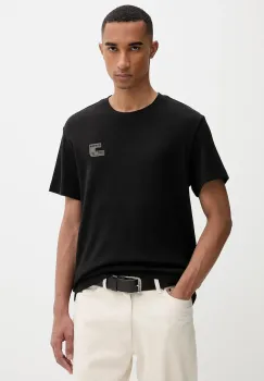 G-Star tricou din bumbac culoarea negru, cu imprimeu, D26821.D976 imagine