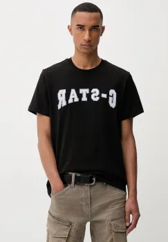 G-Star tricou din bumbac culoarea negru, cu imprimeu, D26840.C336 imagine