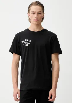 G-Star tricou din bumbac culoarea negru, cu imprimeu, D26862-336 imagine