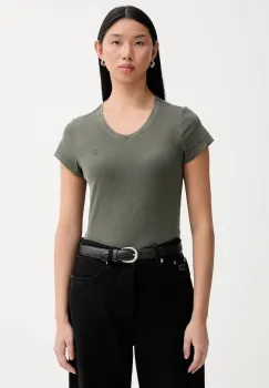 G-Star tricou din bumbac culoarea verde, D24533-B059 imagine