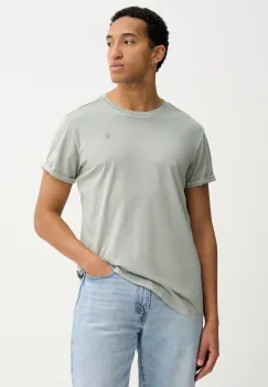 G-Star tricou din bumbac culoarea verde, uni, D16396-2653 imagine