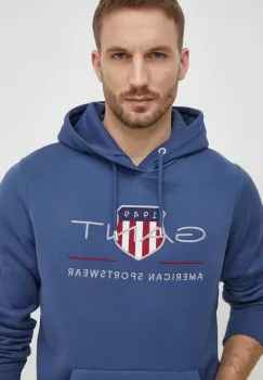 Gant bluza barbati, cu gluga, cu imprimeu imagine