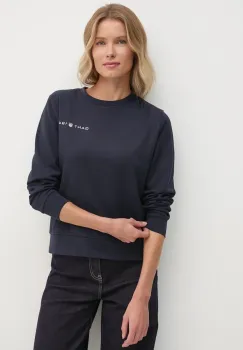 Gant bluza femei, culoarea albastru marin, cu imprimeu, 4200754 imagine