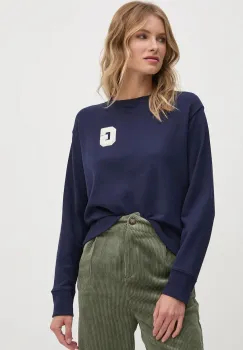 Gant bluza femei, culoarea albastru marin, cu imprimeu, 4201242 imagine