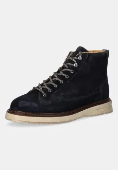 Gant botine de piele intoarsa Hillprep culoarea bleumarin, 31643122 imagine