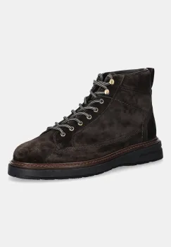 Gant botine de piele intoarsa Hillprep culoarea maro, 31643122 imagine