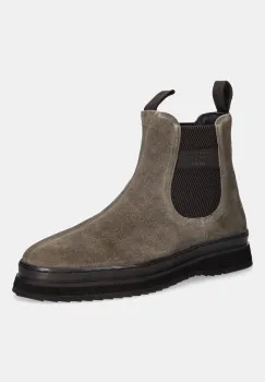 Gant botine din piele intoarsa Blistown culoarea maro, 31653138 imagine