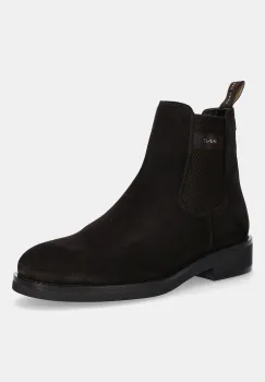 Gant botine din piele intoarsa Prepdale culoarea maro, 31653106 imagine