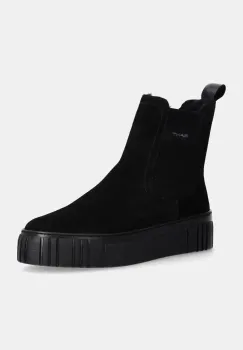 Gant botine Snowmont femei, culoarea negru, cu platforma, izolat, 29553786 G00 imagine