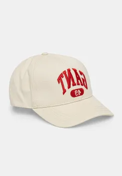 Gant caciula culoarea bej, cu imprimeu, 9900261 imagine