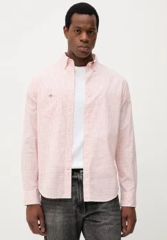 Gant camasa din bumbac culoarea rosu, cu guler clasic, regular, 3250149 imagine