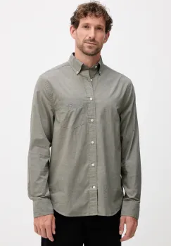Gant camasa din bumbac culoarea roz, cu guler button-down, regular imagine
