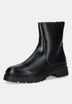 Gant cizme de piele Aligrey culoarea negru, cu toc plat, 31541155 imagine