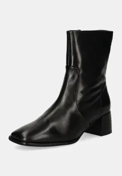 Gant cizme de piele Gwenety femei, culoarea negru, cu toc drept, 29541697 G00 imagine