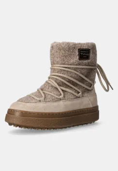 Gant cizme de zapada din piele intoarsa Snowhill culoarea bej, 29548782 G24 imagine
