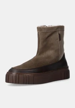 Gant cizme de zapada din piele intoarsa Snowmont culoarea maro, 29543785 G135 imagine