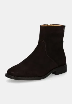 Gant cizme din piele intoarsa Fayy femei, culoarea maro, cu toc plat, 29543798 G399 imagine