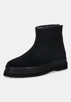 Gant cizme din piele intoarsa Sistown culoarea negru, cu platforma, izolare usoara, 31543103 imagine