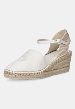 Gant espadrile Luliza culoarea bej, toc pana, 30569947.G20 imagine