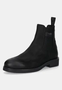 Gant ghete chelsea de piele Prepdale culoarea negru, 31651104 imagine