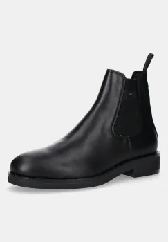 Gant ghete chelsea de piele Prepdale culoarea negru, 31651105 imagine
