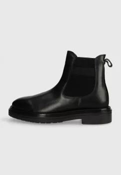 Gant ghete de piele Boggar barbati, culoarea negru, 27651332.G00 imagine