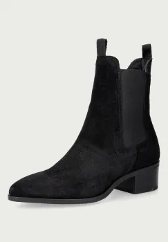 Gant ghete scurte din piele intoarsa St Broomly imagine