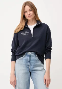 Gant hanorac de bumbac culoarea bleumarin, cu imprimeu, 4204215 imagine