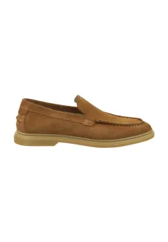 Gant mocasini din piele intoarsa Boery barbati, culoarea maro, 30673849.G410 imagine