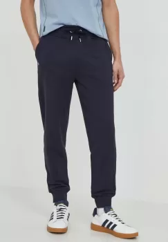 Gant pantaloni de trening culoarea albastru marin, melanj imagine