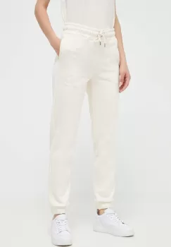 Gant pantaloni de trening culoarea bej, neted imagine