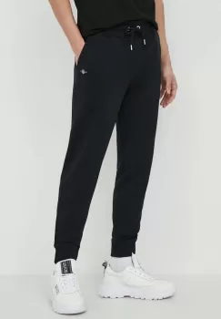 Gant pantaloni de trening culoarea negru, melanj imagine