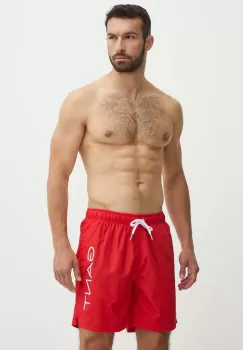 Gant pantaloni scurti de baie culoarea rosu imagine