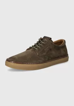 Gant pantofi de piele intoarsa Prepville barbati, culoarea verde, 29633679 G710 imagine