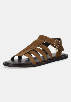 Gant sandale din piele intoarsa Sunlaz femei, culoarea maro, 30563912.G146 imagine