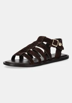 Gant sandale din piele intoarsa Sunlaz femei, culoarea maro, 30563912.G46 imagine