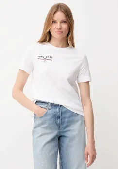 Gant tricou din bumbac culoarea alb, 4201554 imagine