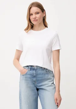 Gant tricou din bumbac culoarea alb, 4202589 imagine