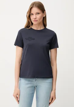 Gant tricou din bumbac culoarea bleumarin, 4202589 imagine