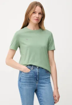 Gant tricou din bumbac culoarea maro imagine
