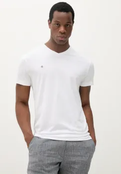 Gant tricou din bumbac culoarea negru, neted imagine