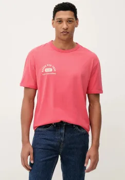 Gant tricou din bumbac culoarea roz, cu imprimeu, 2003314 imagine