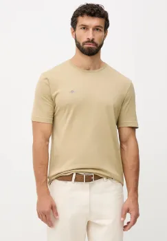 Gant tricou din bumbac culoarea roz, neted imagine