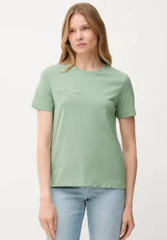 Gant tricou din bumbac culoarea verde, 4202589 imagine