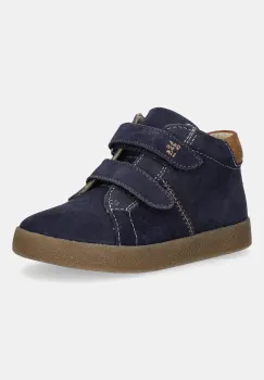 Garvalin pantofi nubuc pentru copii culoarea bleumarin, 251324 imagine