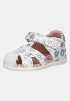 Garvalin sandale din piele pentru copii culoarea alb, 252305 imagine